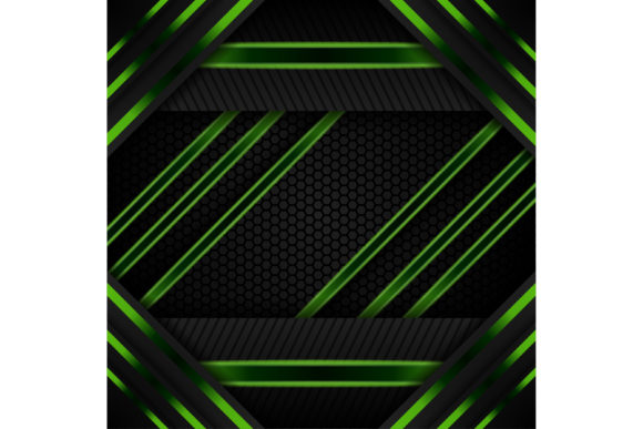 Download Green Black Geometric Background - Geometric background Collection