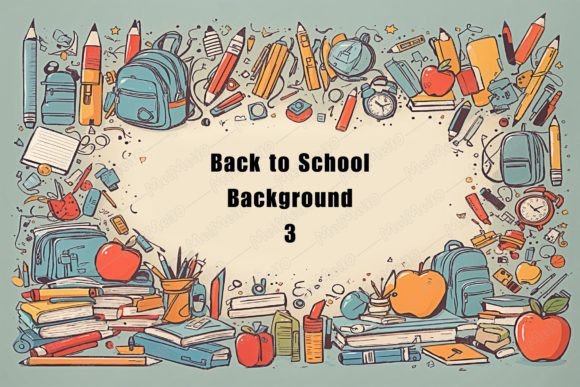 Download Vintage Doodle Background Back to School - Vintage Collection