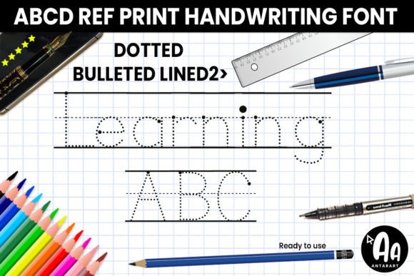 Download Abcd Ref Dotted Bulleted Lined2 - Dotted Collection