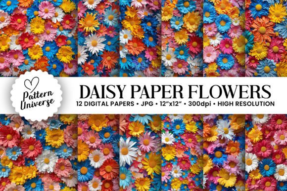 Download Spring Daisy Paper Craft Flower Patterns - Premium Resources