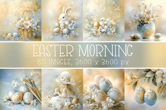 Download Pastel Easter Digital Papers Bundle - Digital papers Collection