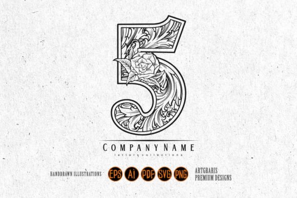 Download Glamour Vintage Inspired Number 5 - Vintage Collection