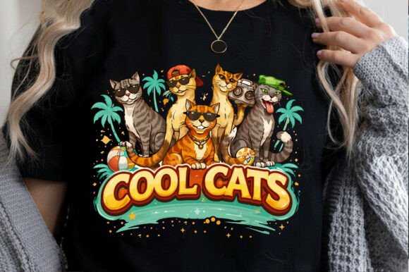 Download Cool Cats 90s Vintage Aesthetics Cats - Vintage Collection