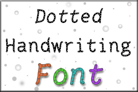 Download Dotted Handwriting - Dotted Collection